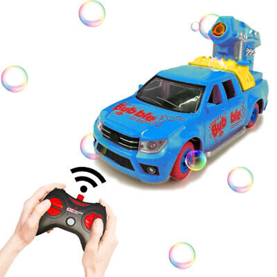  ماشین کنترلی شارژی حباب ساز آبی Remote Control Bubble Toy Car 2.4G -اسباب بازی
